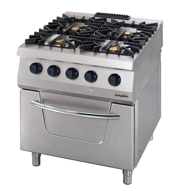 900 SERİ KUZİNE FIRINLI GAZLI KAPALI DÖKÜMLÜ - 18 kW