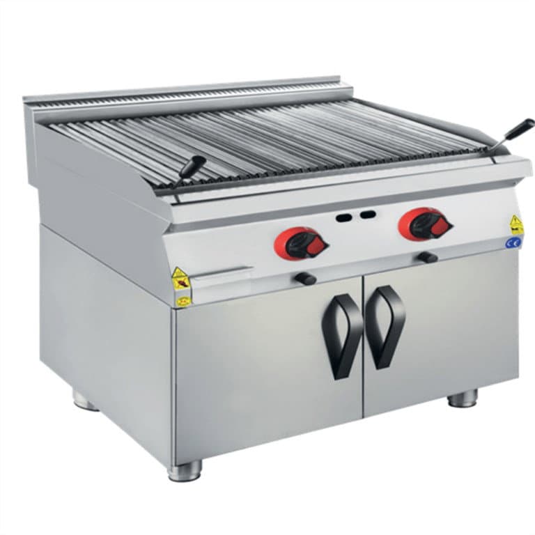 CSA İNOX Dolaplı Lpg'li Sulu Balıksırtı Izgara