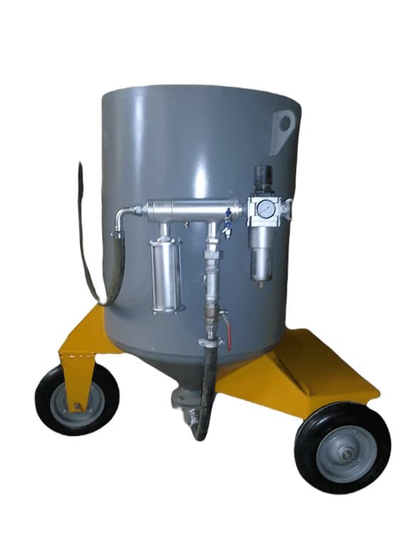 KUM-SA 320 LT OTOMATİK SEYYAR BASINÇLI KUMLAMA MAKİNESİ